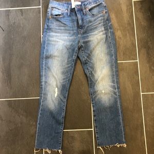 Madewell high rise slim crop boy jean - NEW